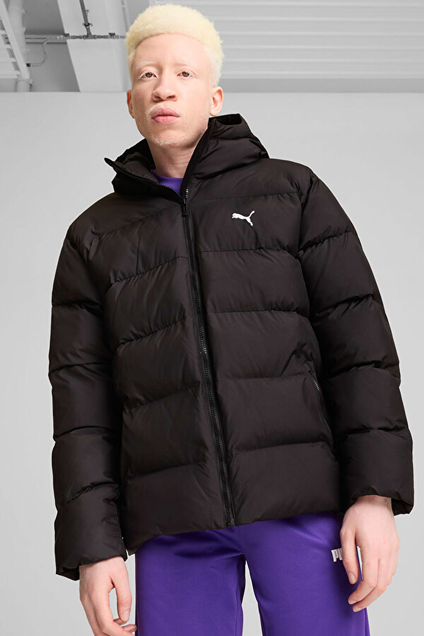 Poly Puffer Jacket Siyah Erkek Ceket