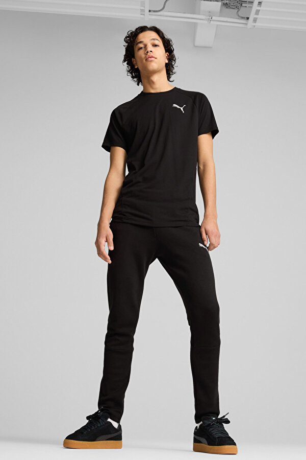 EVOSTRIPE Tee Siyah Unisex Kısa Kol T-Shirt