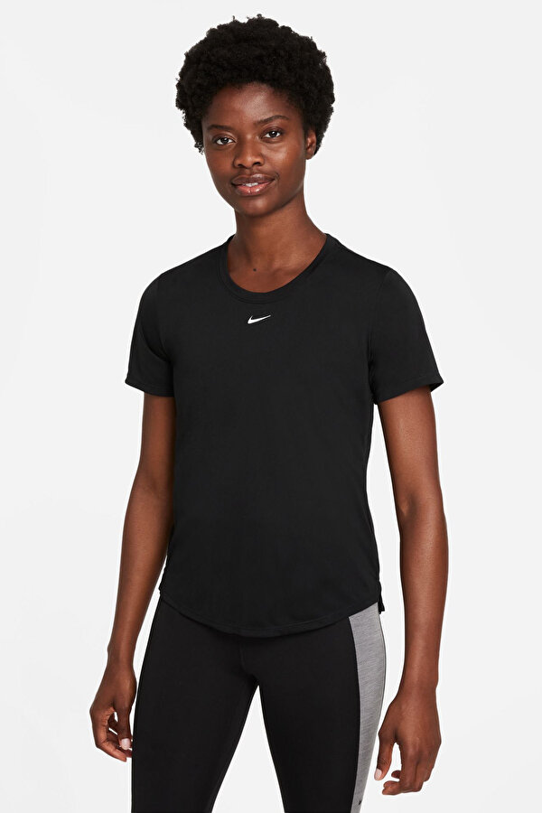 W NK ONE DF SS STD TOP Siyah Kadın Kısa Kol T-Shirt