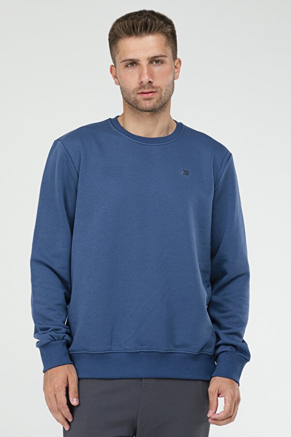 Mavi Regular Pamuklu Bisiklet Yaka Basic Erkek Sweatshirt XC2366