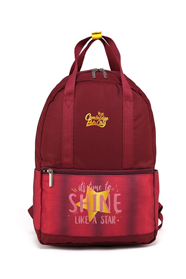 Like A Star Ön Bölmeli Kız Çocuk İlkokul Çantası BORDO