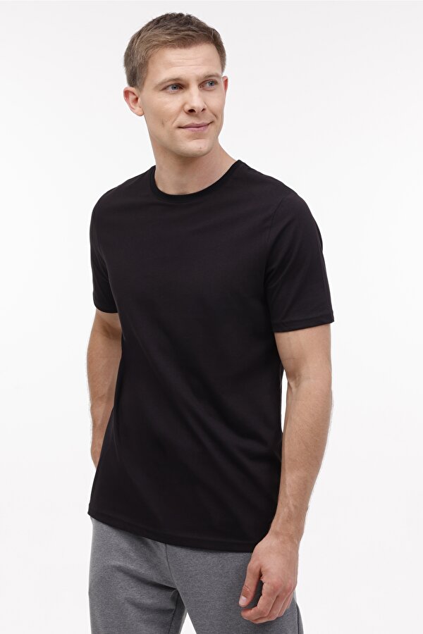 MB SN220 T SHIRT 4PR Siyah Erkek Kısa Kol T-Shirt