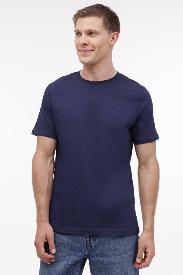 MB SN220 T SHIRT 4PR Lacivert Erkek Kısa Kol T-Shirt