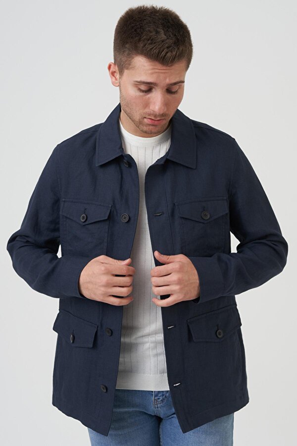 Houston 58166 Slim Fit Keten Mont Laci