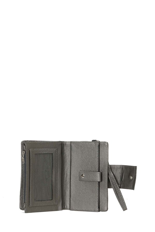 CONFIDENT 4FX Gümüş Kadın Cüzdan