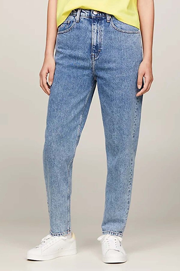 MOM JEAN UH TPR CG4136 Lacivert Kadın Jean Pantolon