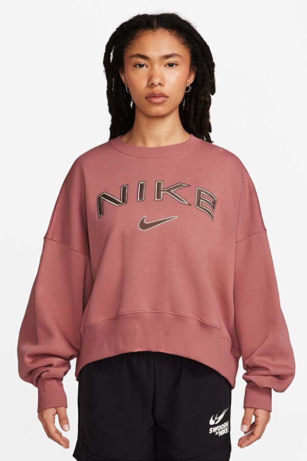 Nike sweatshirt rose gold cheap
