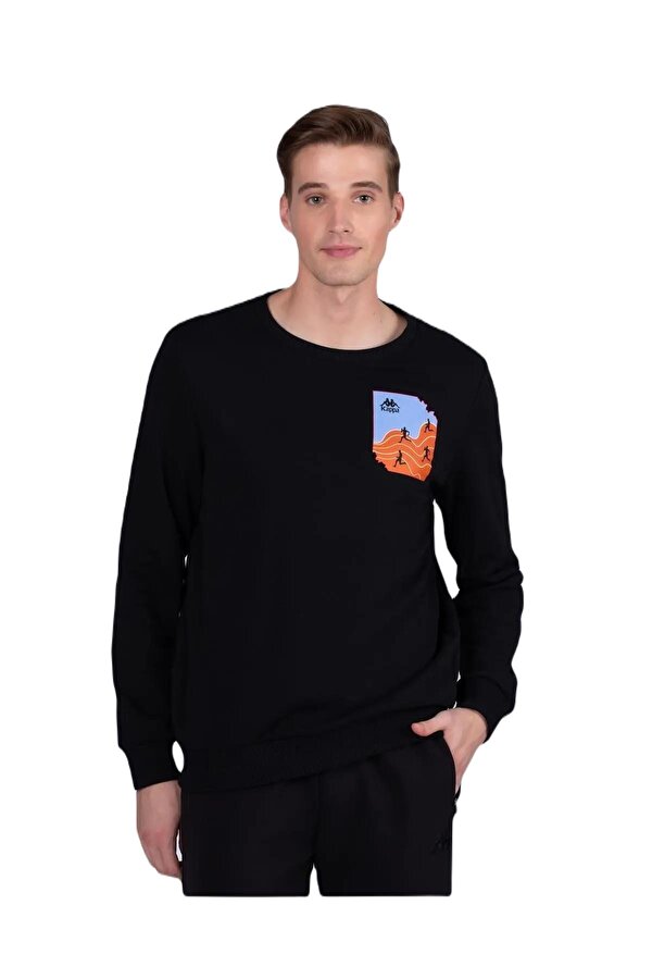361G7PW005 Authentic Graphik Virl Tk Erkek Sweatshirt