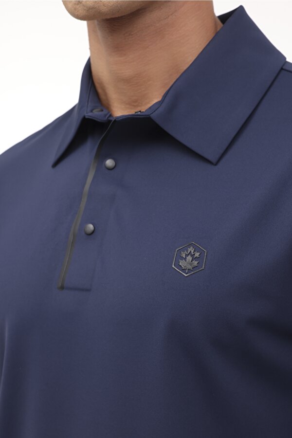 ML TIM 16ELG1004 4FX Lacivert Erkek Uzun Kol T-Shirt