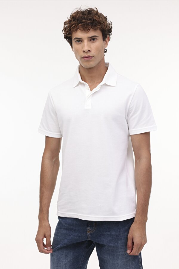 MB SN322 12BTS102 4PR Beyaz Erkek Kısa Kol T-Shirt