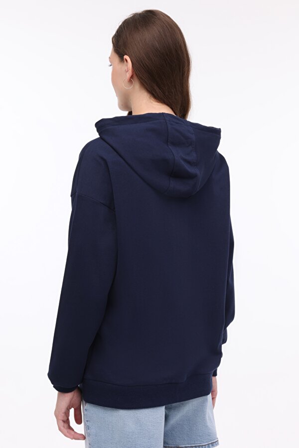 WB FULL ZIP-YD 18SN80 3PR NAVY BLUE Woman 124