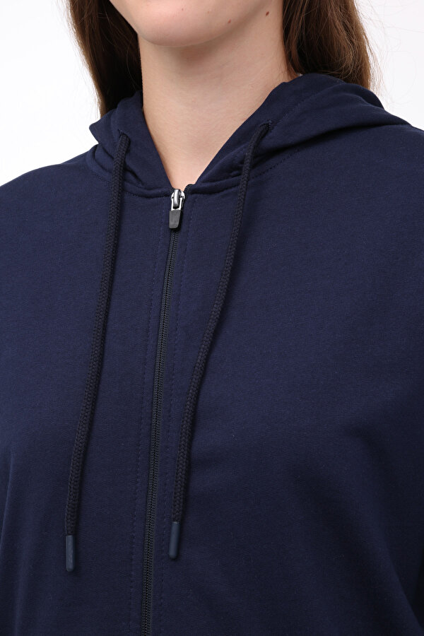 WB FULL ZIP-YD 18SN80 3PR NAVY BLUE Woman 124