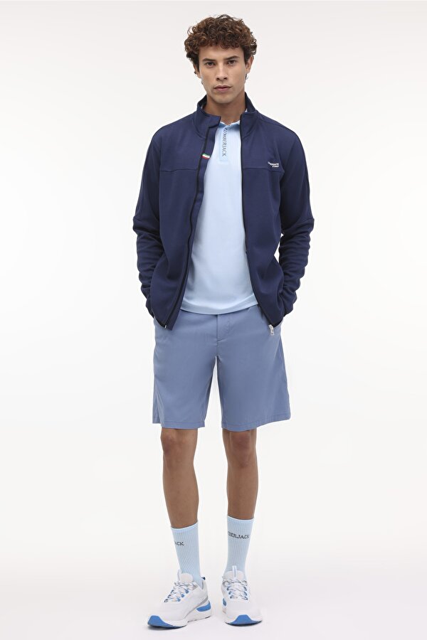 Lumberjack Ml Austin 18Itl1023 4Pr Синий Мужчина Толстовка На Молнии