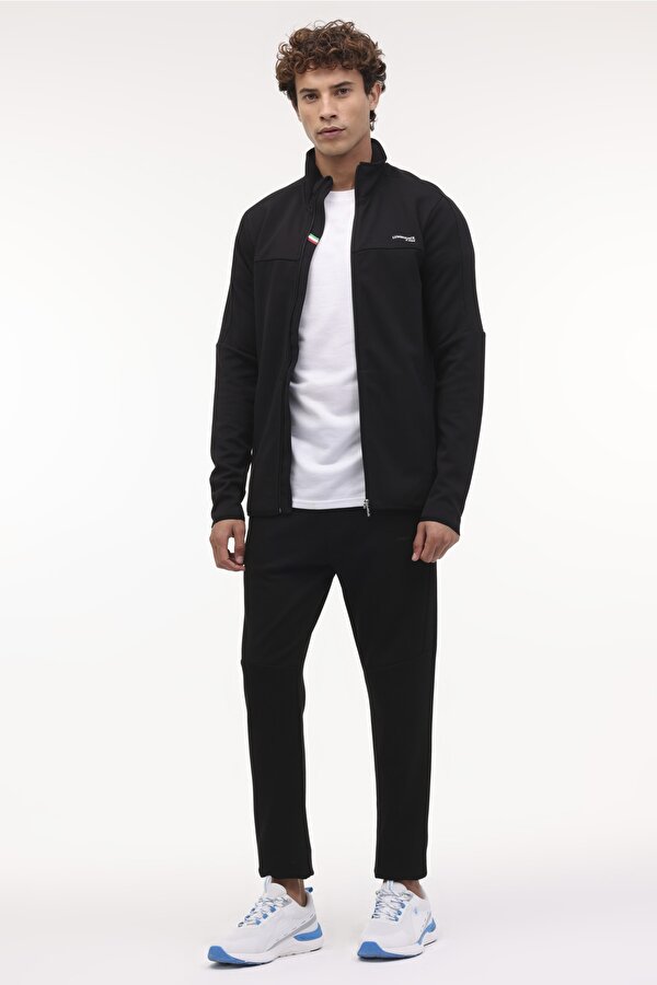 Lumberjack Ml Austin 18Itl1023 4Pr Черный Мужчина Толстовка На Молнии