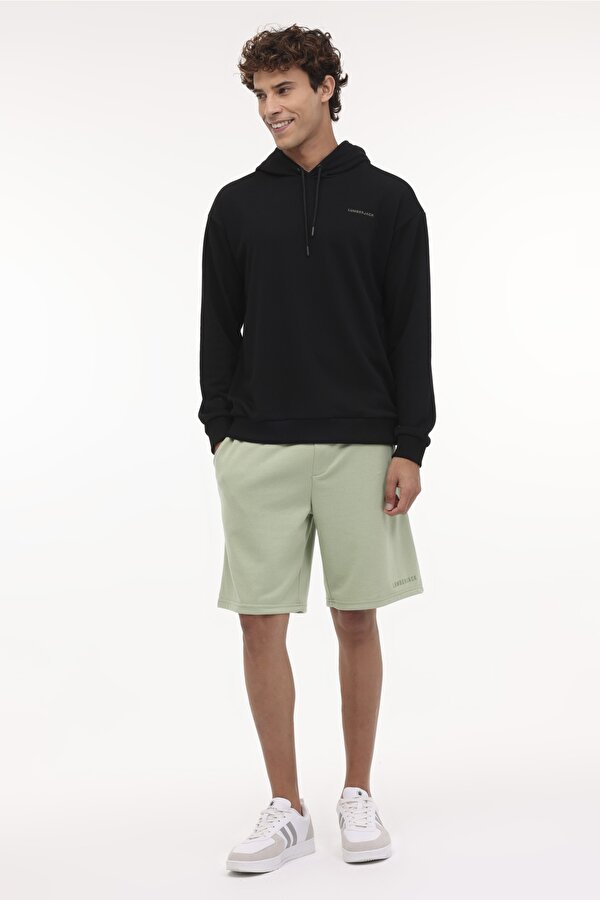 Lumberjack Ml Uthar 17Ut1005 4Pr Черный Мужчина Толстовка С Капюшоном