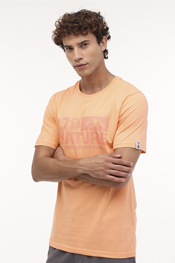 ML GRASS 11URB2046 4PR Somon Erkek Kısa Kol T-Shirt
