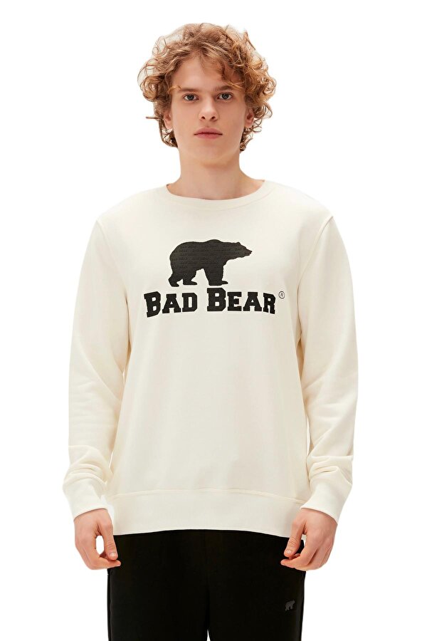22.02.12.007-C108 Logo Crewneck Erkek Sweatshirt