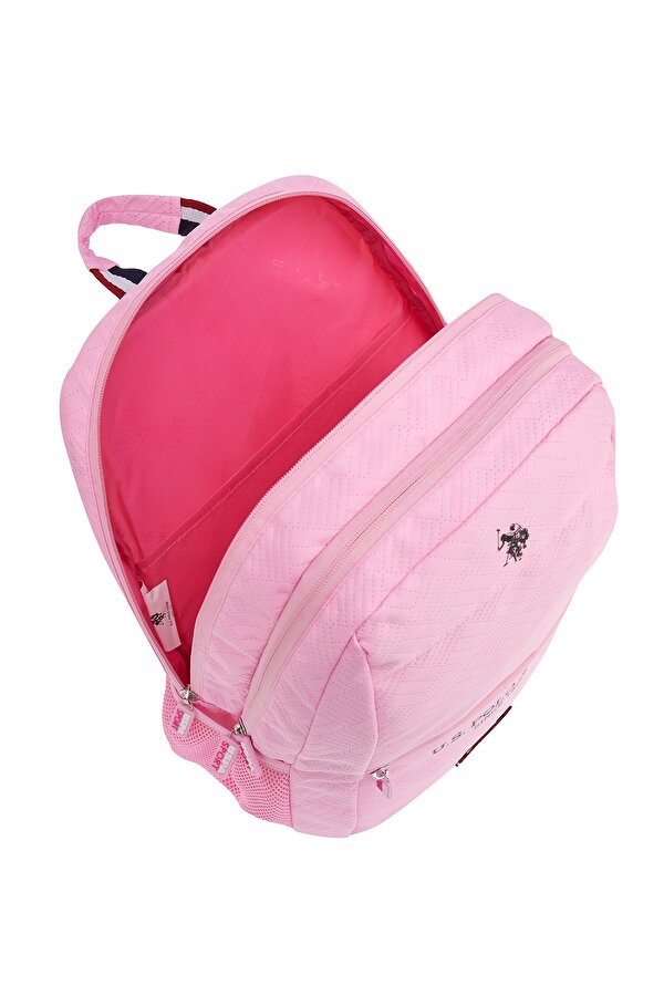 US Polo Assn 24328-24327-24326-24329 UNİSEX OKUL SIRT ÇANTASI ÖĞRENCİ GÜNLÜK SEYAHAT TATİL SPOR YÜRÜYÜŞ SEYAHAT GEZİ KAMP GÜNLÜK PEMBE