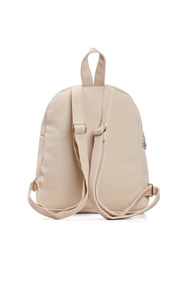 Kadın Kapaklı Fermuar Detaylı Günlük Sırt Çantası