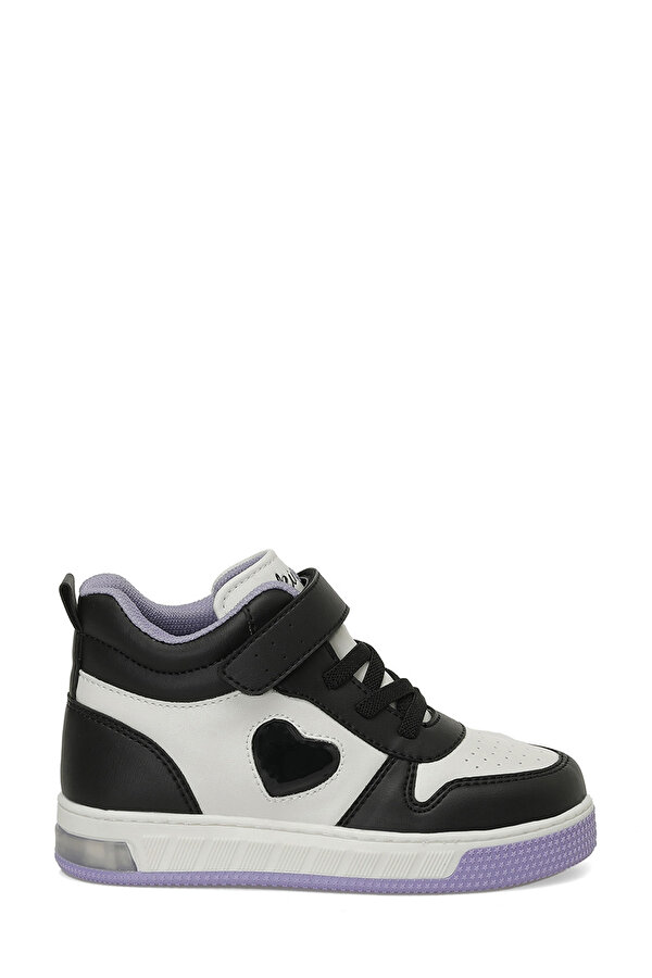 SLES HI 4PR Siyah Kız Çocuk High Sneaker