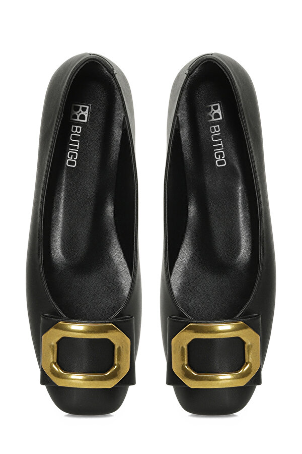 24K-506 4PR Siyah Kadın Babet