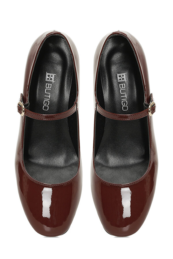 24K-539 4PR Bordo Kadın Topuklu Ayakkabı