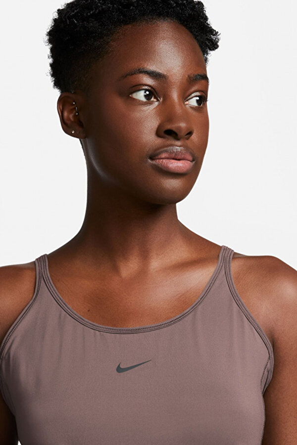 Nike W Nk One Classic Df Strpy Коричневый Женщина Майка