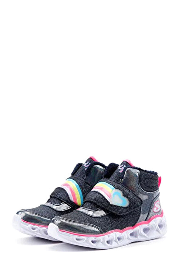 HEART LIGHTS Lacivert Kız Çocuk High Sneaker