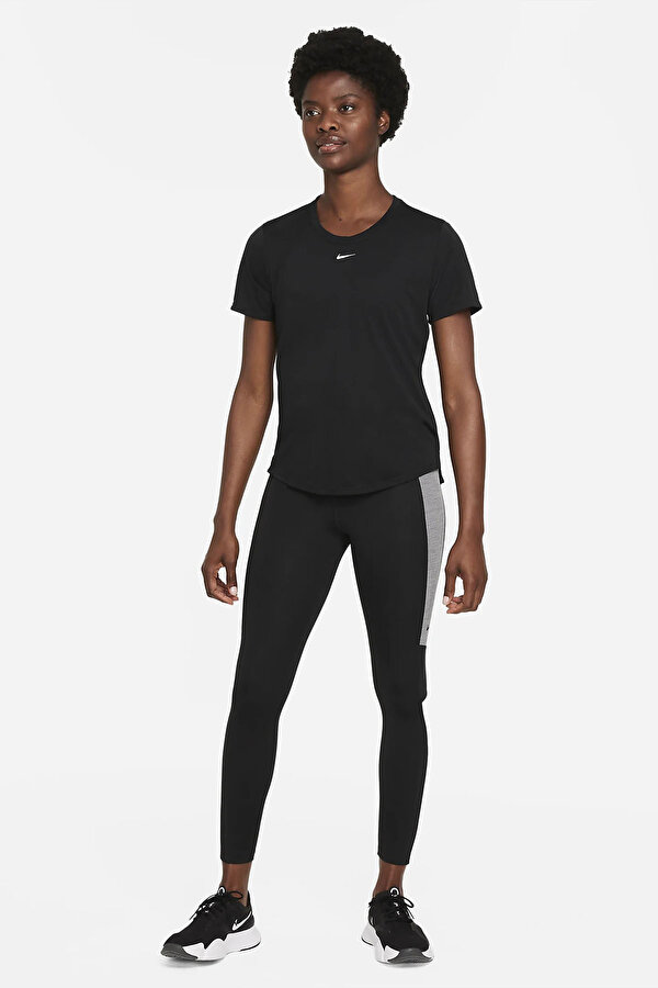 W NK ONE DF SS STD TOP BLACK Woman Sleeve T-Sh