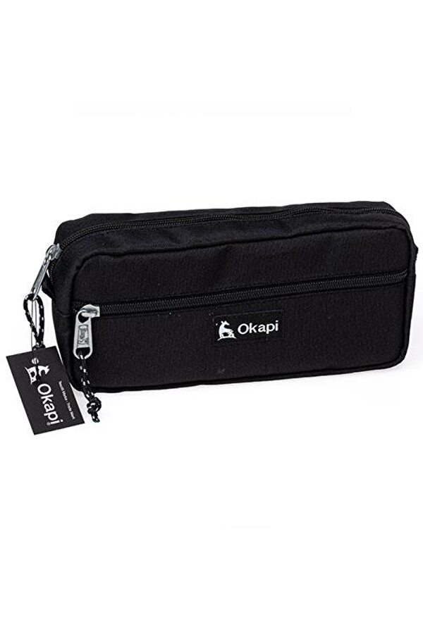 Kalem Çantası Oval Siyah OKP-135