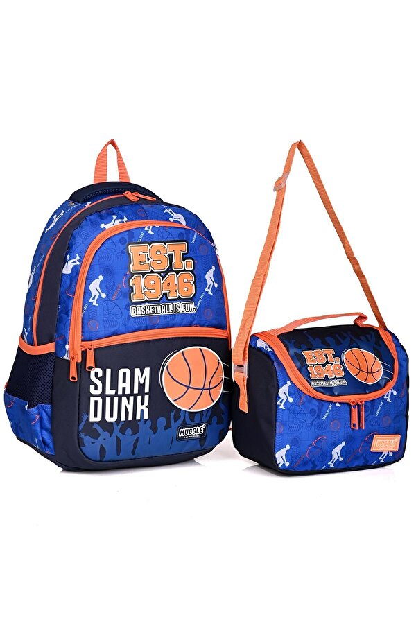 Mu-9130 Basket Is Fun Okul Sırt Çantası 2 li Set