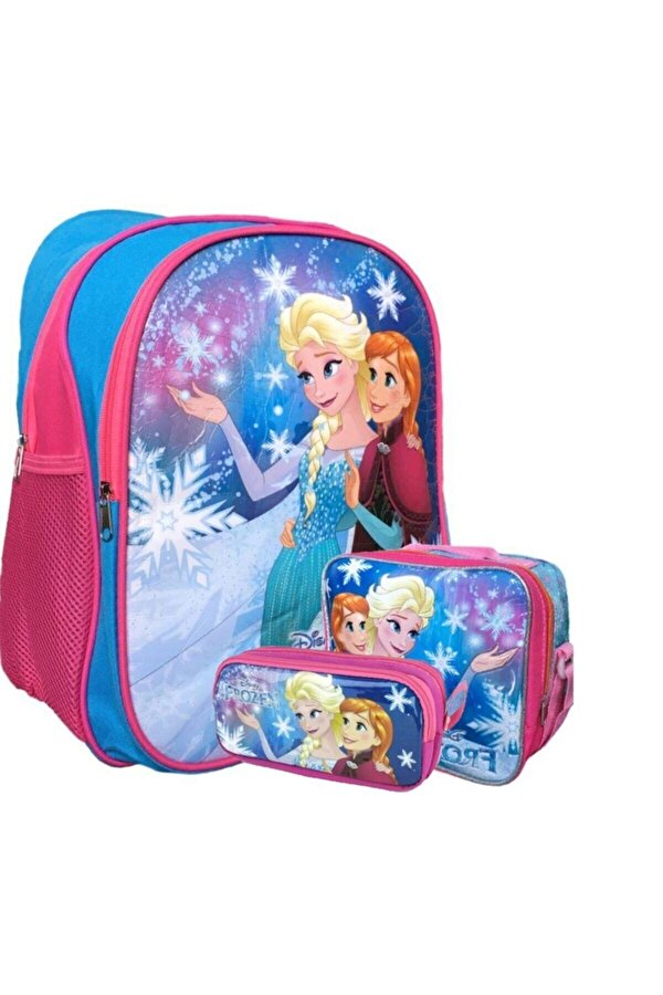 İlkokul Çantası + Beslenme Çantası Ve Kalem Kutusu