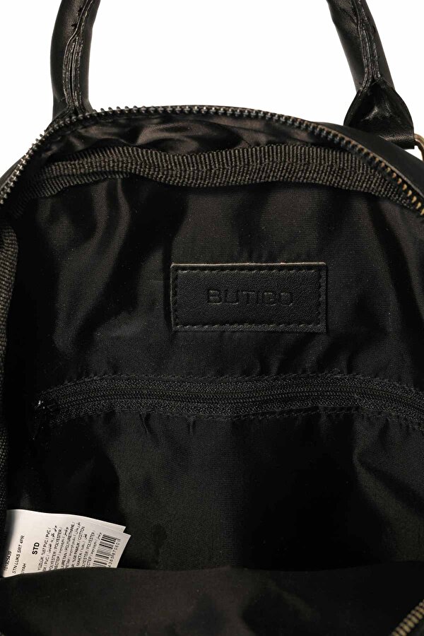 STN LUKS SRT 4PR Siyah Kadın Sırt Çantası