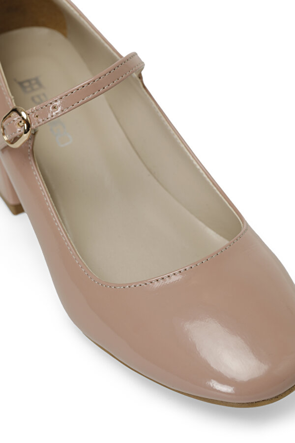 24S-400 4FX Pudra Kadın Topuklu Ayakkabı