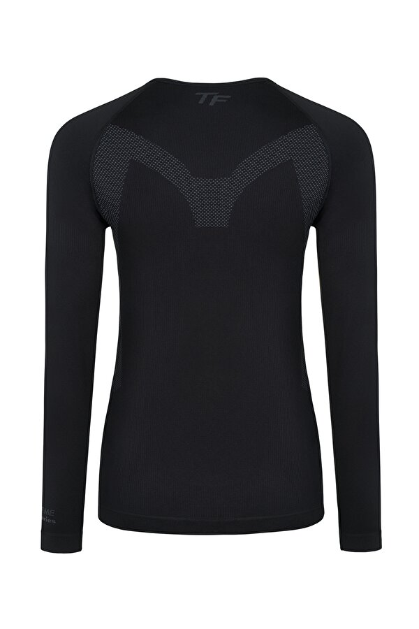 Erkek Seamless Termal Sweatshirt SİYAH