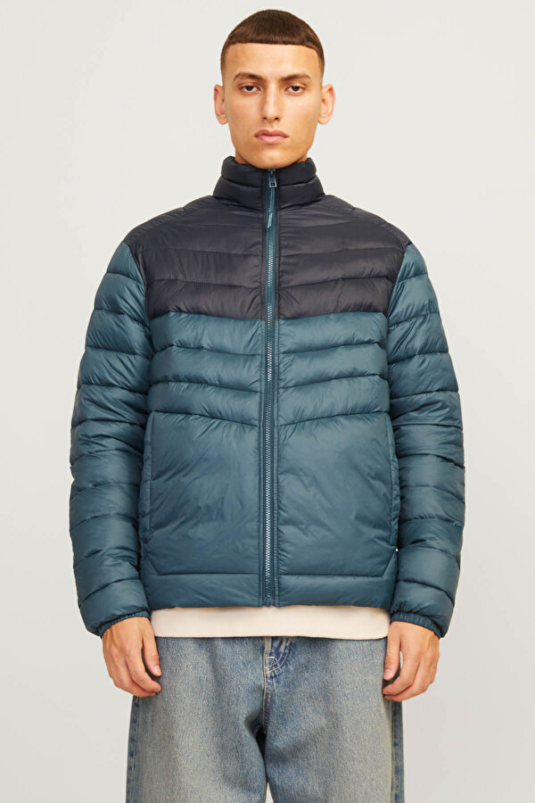 JJESPRINT PUFFER COLLAR Mor Erkek Mont