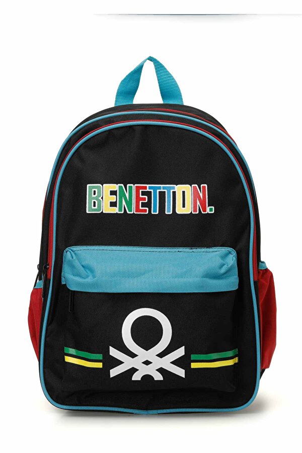 OVERQ-13421 4PR Siyah Unisex Sırt Çantası