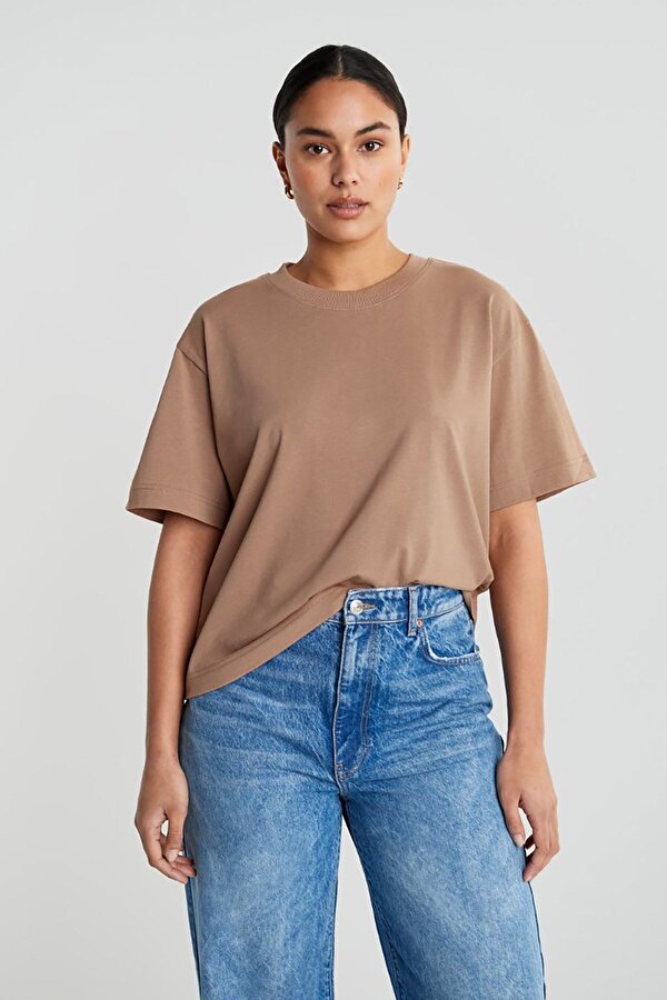 Mad Girls Camel Tişört MG1284