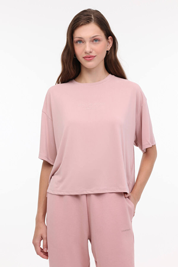 WL PALMA 11MS400 4PR Pembe Kadın Kısa Kol T-Shirt