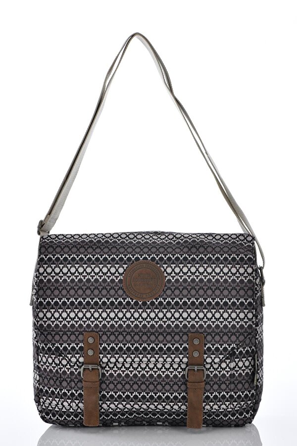 Unisex Siyah Desenli Çanta N07102.69