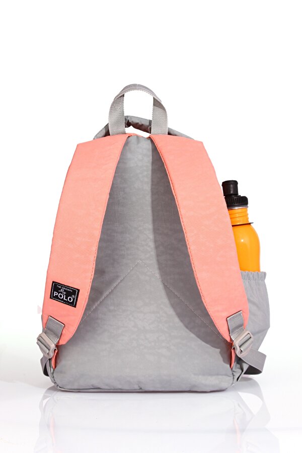 My polo 8780 İlkokul çantası okul çantası üç bölmeli  ilköğretim çantası Suluk bölmeli YAVRU AĞZI