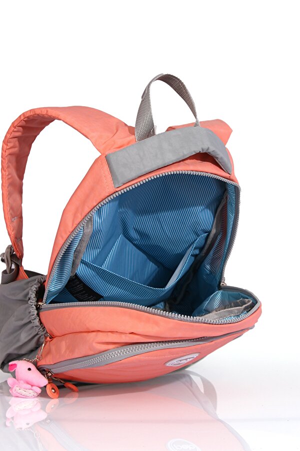 My polo 8780 İlkokul çantası okul çantası üç bölmeli  ilköğretim çantası Suluk bölmeli YAVRU AĞZI