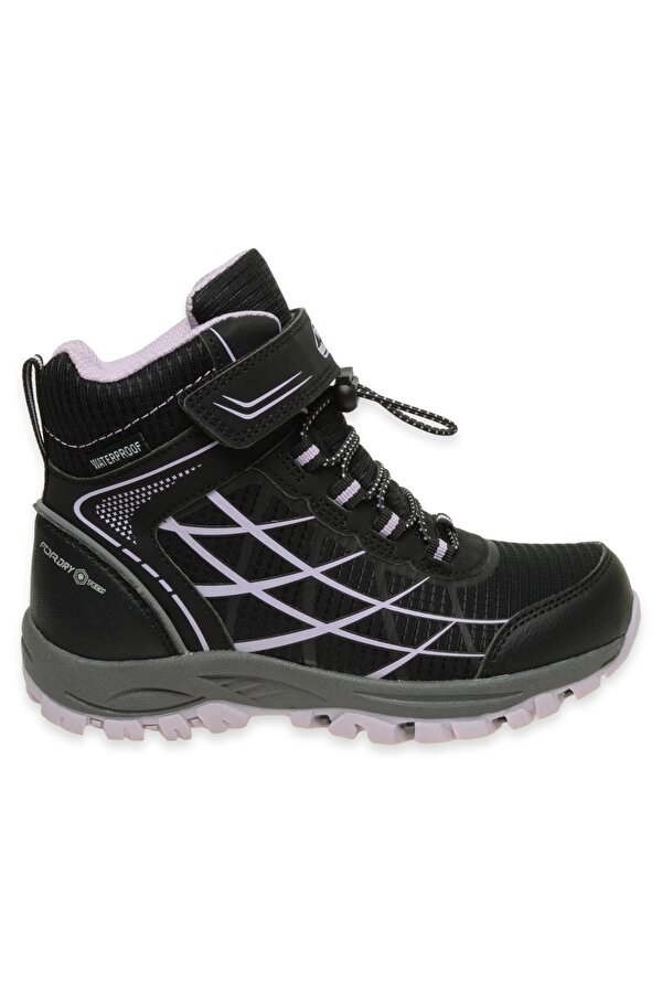 Tilbe-F Outdoor Siyah-Lila Çocuk Bot