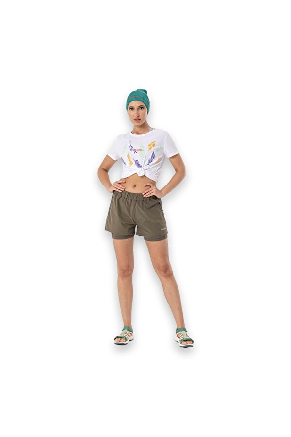 Tia W Kısa Kollu Beyaz Kadın T-Shirt