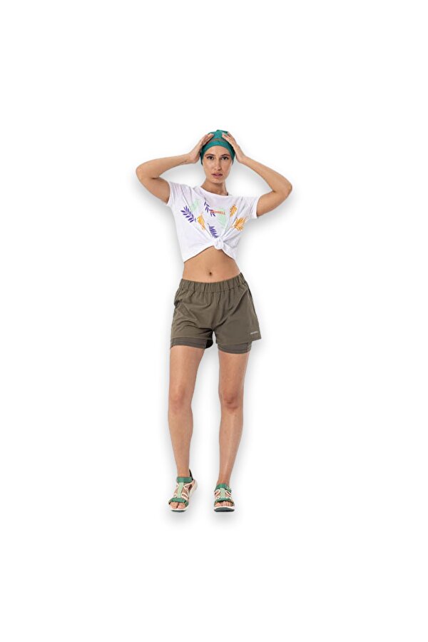 Tia W Kısa Kollu Beyaz Kadın T-Shirt