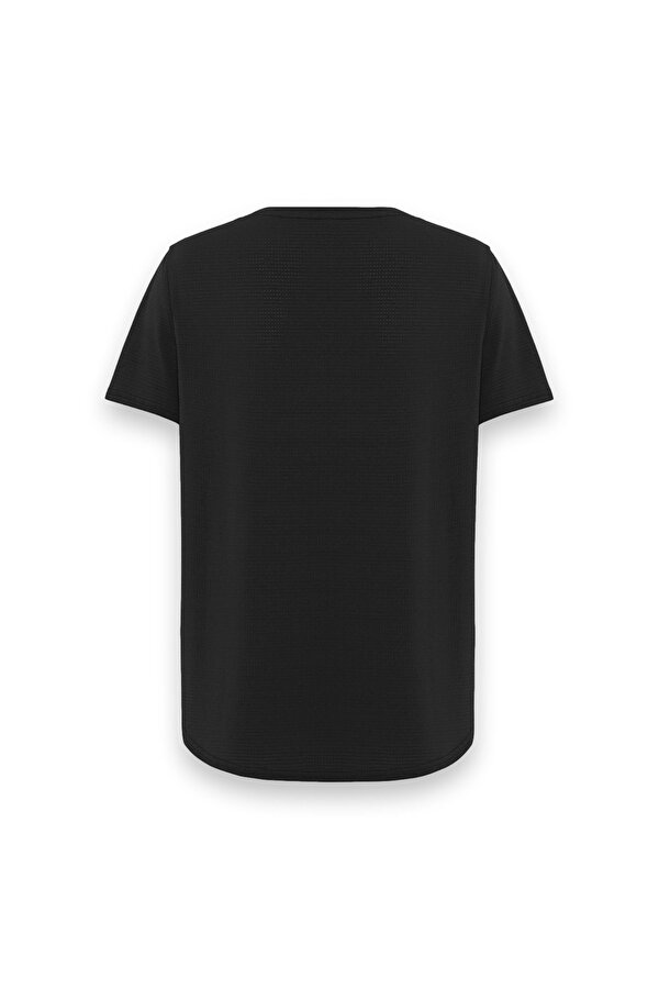 M3Tyme Comfort Koşu Siyah Kadın T-Shirt