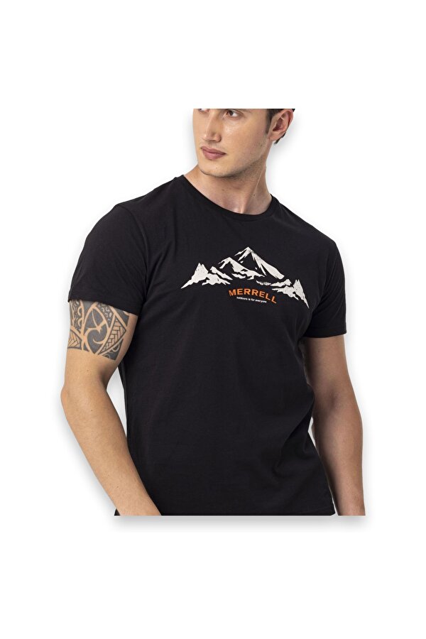 Taurus M Kısa Kollu Siyah Erkek T-Shirt