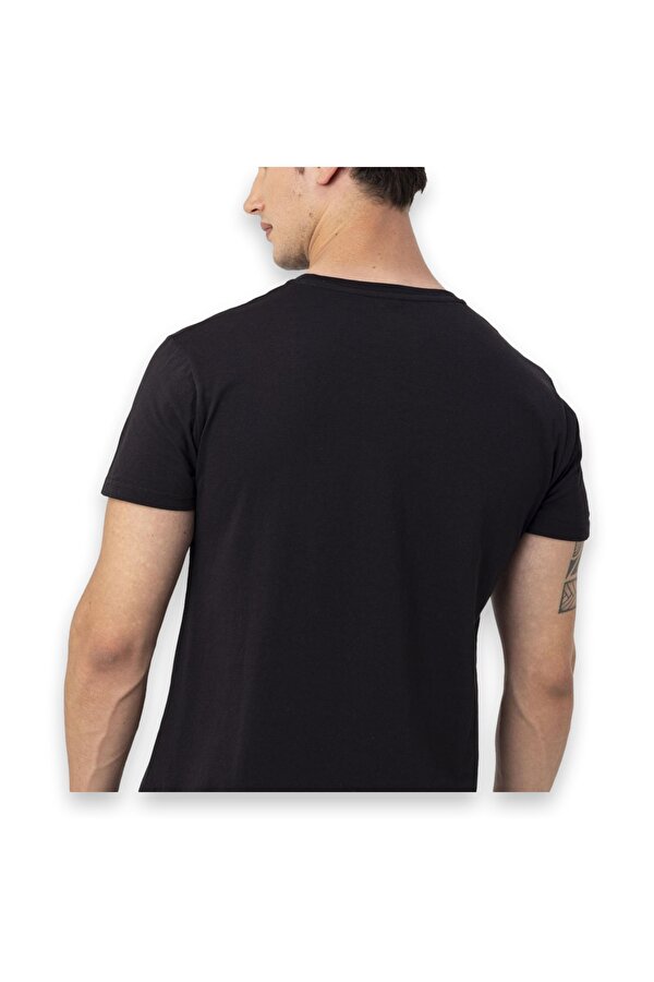 Taurus M Kısa Kollu Siyah Erkek T-Shirt