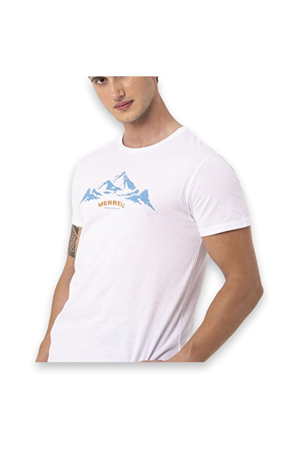 Taurus M Kısa Kollu Beyaz Erkek T-Shirt