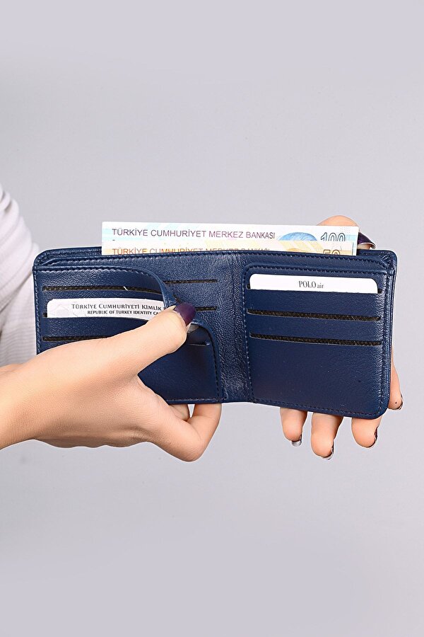 Klasik Erkek Cüzdan Lacivert